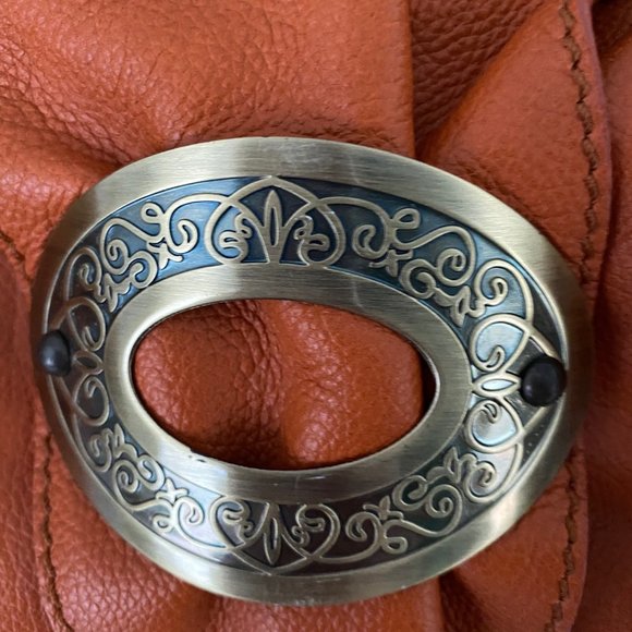 NEW Nuovedive Italian Leather Handbag with Braided Leather Handles - Picture 8 of 16